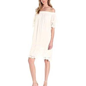 Taylor & Sage | Crochet Off Shoulder Lace Dress